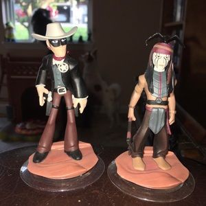 Disney Infinity Characters - Lone Ranger & Tonto